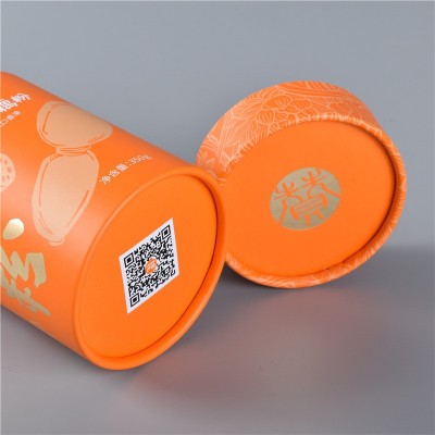 定做花茶天地盖密封纸筒食品茶叶包装纸罐创意圆形纸筒定制印logo图2