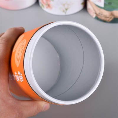 定做花茶天地盖密封纸筒食品茶叶包装纸罐创意圆形纸筒定制印logo图3
