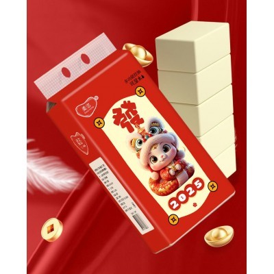 柔恣蛇年送福限定款悬挂式抽纸