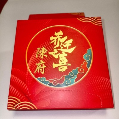 厂家直销喜事餐巾纸婚宴纸巾乔迁餐巾纸寿宴纸巾商务喜庆盒装图3