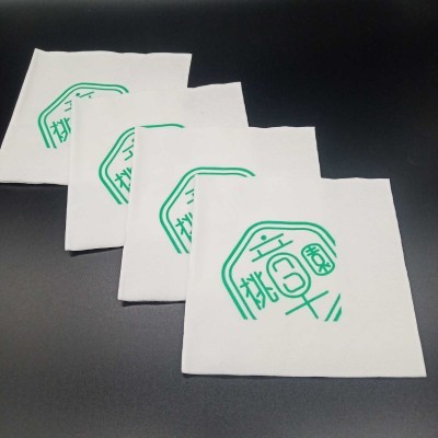 厂家直销230双层压花原木浆餐巾纸可以印刷LOGO图4