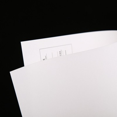 白牛皮纸汉堡纸包装纸手提袋手挽袋覆膜白色纯木浆单光牛皮卡纸卷图2