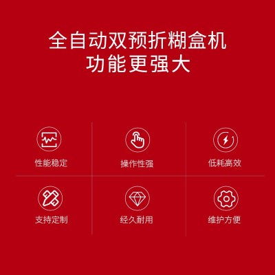 高田YZHH系列全自动多功能双预折糊盒机高速四折折盒机粘盒机图4