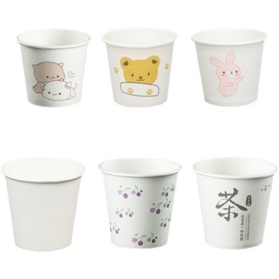 一次性特小号迷你试饮杯30ml50ml一口杯试吃杯试喝杯小 纸杯印logo图5