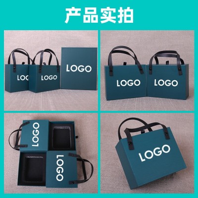 手提首饰盒定制伴手礼盒抽屉盒项链纸盒戒指手链盒首饰包装盒定做图4