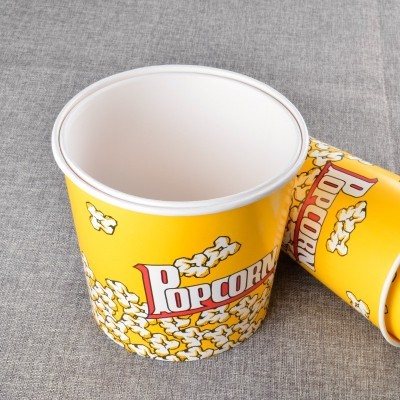 爆米花桶一次性爆米花杯加厚影院炸鸡零食特大纸杯子桶装商用批发图2