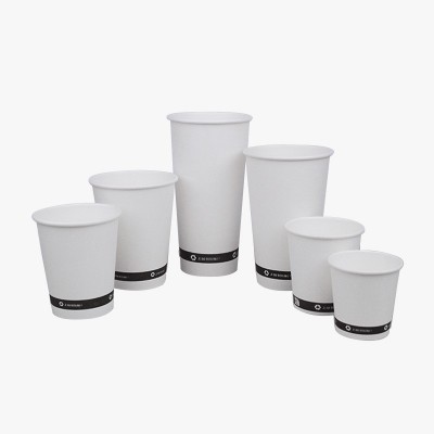 一次性纸杯白杯加厚隔热商用家用日用品一次性纸杯跨境日用品餐具图3