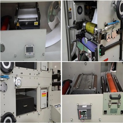 柔版印刷机叠层式不干胶标签商标薄膜标签印刷机卷筒标签柔印机图2