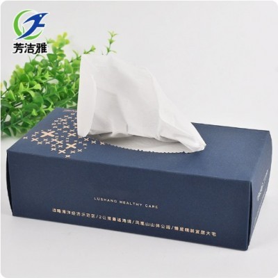 供应广告纸巾盒银行房地产车载抽纸盒抽取式盒装纸巾 方形抽纸盒图2