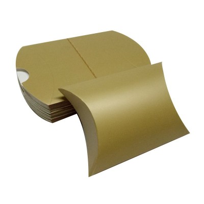 跨境现货结婚大号圣诞婚礼牛皮纸枕头盒枕头形牛皮纸包装喜糖盒