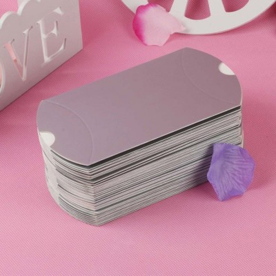 跨境现货结婚大号圣诞婚礼牛皮纸枕头盒枕头形牛皮纸包装喜糖盒图4