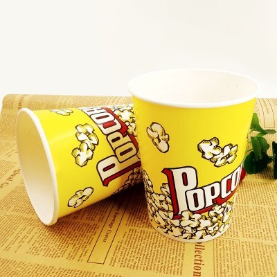 一次性爆米花桶纸桶加厚外卖打包桶32/46/64KTV电影院爆米花桶图2