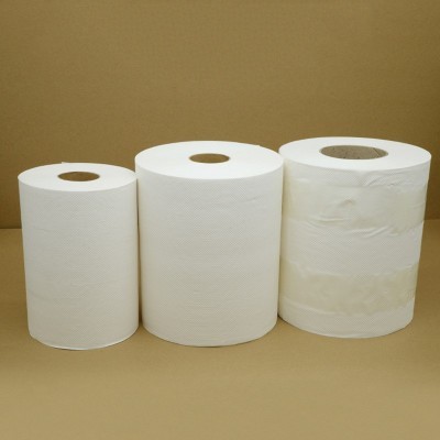 加工定制卷筒擦手纸酒店写字楼卫生间厕所擦手纸卷筒干手纸图2