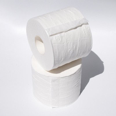 加工定制原生木浆两层三层压花小卷卫生纸 厕所卫生间水溶卷纸厕图2