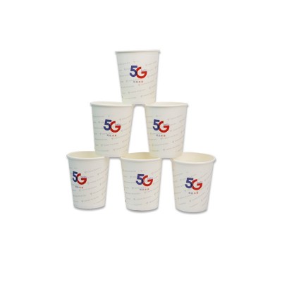 源头工厂定制一次性纸杯加厚纸壳可印logo 商用广告宣传隔热纸杯图5