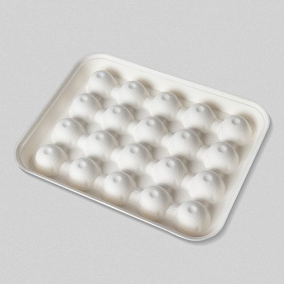 厂家直销杨梅桃子草莓水果甘蔗浆可降解食品生鲜吸塑包装托盘纸盘图4