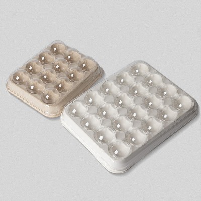 厂家直销杨梅桃子草莓水果甘蔗浆可降解食品生鲜吸塑包装托盘纸盘图3