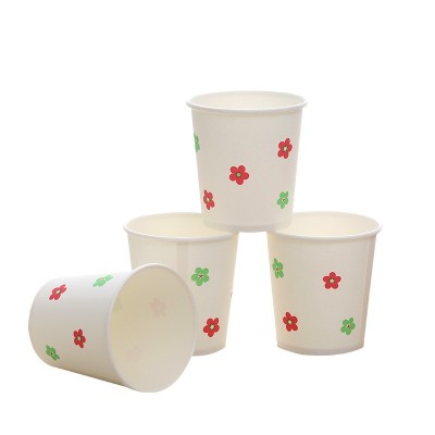 纸杯杯子一次性纸杯 水杯 logo饮料杯 厂家货源6盎司图5