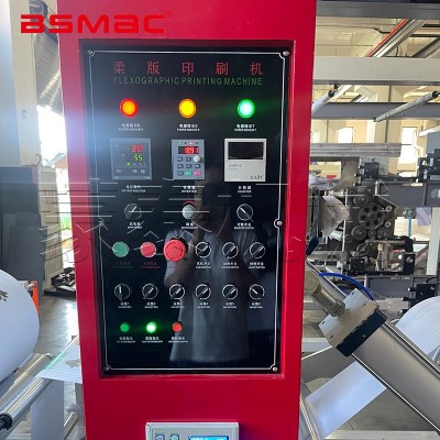 六色塑料薄膜凸版印刷机 层叠式无纺布卷筒纸6色柔版凸版印刷机图2