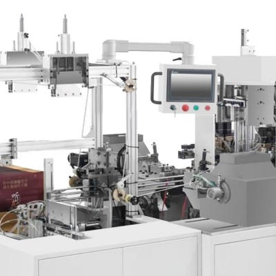 厂家新款全自动纸袋穿绳机高速纸袋成型机红酒手提袋礼品袋穿绳机图2