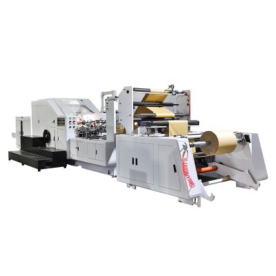 厂家直销方底纸袋机全自动卷筒方底牛皮纸纸袋机手提纸袋生产设备图2