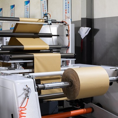 厂家直销方底纸袋机全自动卷筒方底牛皮纸纸袋机手提纸袋生产设备图5