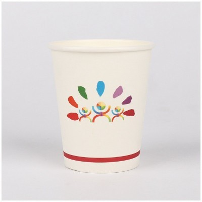 一次性纸杯定 制银行办公喝水刷牙试饮试吃杯子批发图3