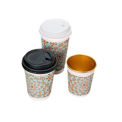 一次性纸杯批发250ml加厚家用水杯办公室商务广告杯子ins风简约杯图4