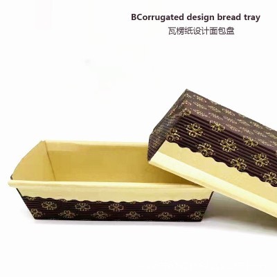 长方形瓦楞纸面包纸托船型蛋糕纸托蛋糕杯耐考面包托批发中号纸托图4