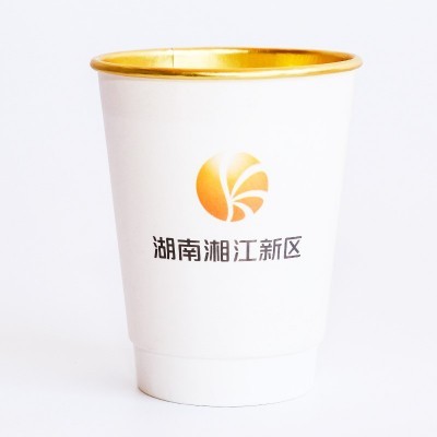 纸杯加厚一次性杯中茶定制办公一次性茶杯印刷logo招待纸杯工厂图4