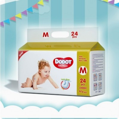外贸出口婴儿纸尿裤木浆高分子结构S/M/L/XL四码DODOT牌图2