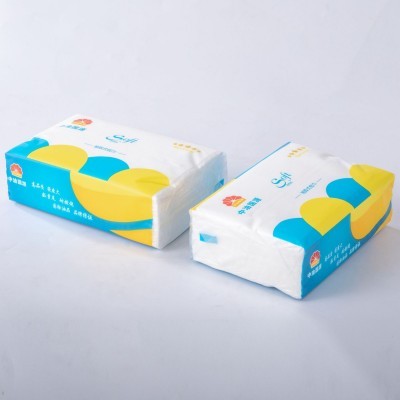 源头厂家软包抽纸批发可印LOGO商标广告宣传语厚实抽取式餐巾纸图4