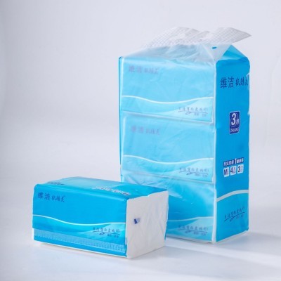 纸精灵 现货软包抽纸4层加厚120抽 3包抽纸厚实柔软家用卫生纸可图2