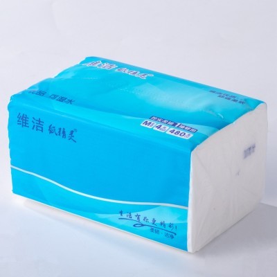 纸精灵 现货软包抽纸4层加厚120抽 3包抽纸厚实柔软家用卫生纸可图3