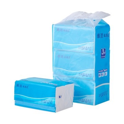 纸精灵 现货软包抽纸4层加厚120抽 3包抽纸厚实柔软家用卫生纸可图4
