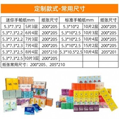 标准手帕纸定制可印logo小包纸巾企业开业广告共享宣传餐巾纸定做图2