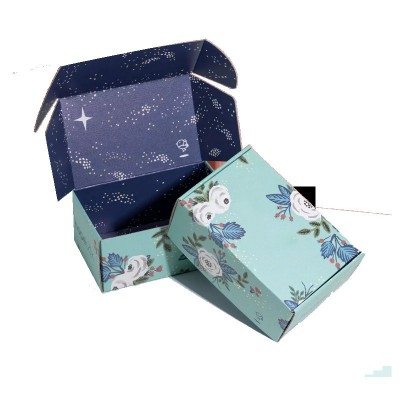 厂家彩色飞机盒定制特硬瓦楞折叠纸盒内衣裤包装盒男女装打包盒子图4