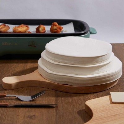 圆形硅油纸烤肉纸空气炸锅纸吸油纸烤箱烘焙纸烧烤纸专用防粘垫纸图2