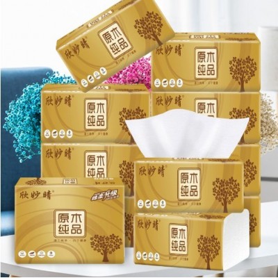 厂家定制整箱40抽纸餐巾纸厨房家用餐巾纸面巾4层可加印log图2