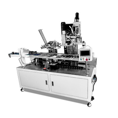 卷边折边弯边放底片塞片打胶纸罐纸筒三合一全自动一体机图5