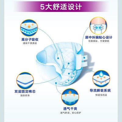 康益博士成人纸尿裤大号ML号老人尿布尿不湿非护理垫厂家直销批发图3