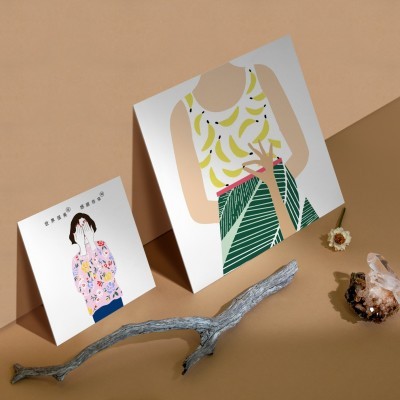 饰品卡提示卡售后服务卡美甲卡好评卡感谢信卡片印刷包裹卡设计图2