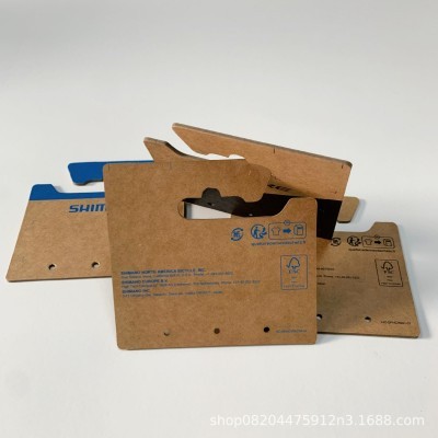 FSC环保再生牛皮纸吊牌卡片说明书标签麻绳环保再生降解 印刷工厂图2