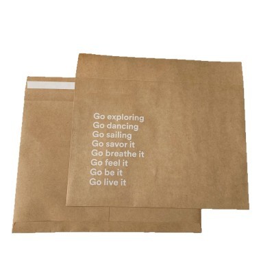 FSC认证牛皮纸袋手提袋UV印白可再生降解牛皮纸定制包装 上海工厂图5