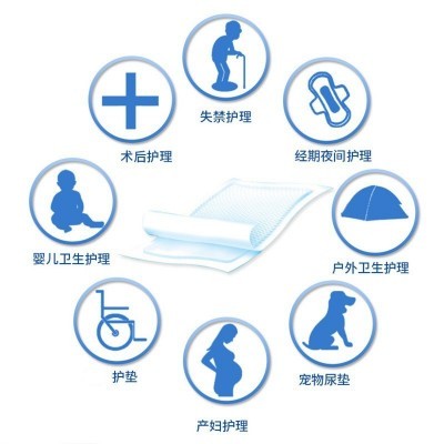 爱舒乐基本型成人护理垫60*90床垫尿不湿孕妇老人护理隔尿垫10片图2