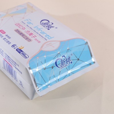 厂家供应新婷卫生巾日用夜用亲肤超薄绵柔透气卫生巾超市同款批发图4