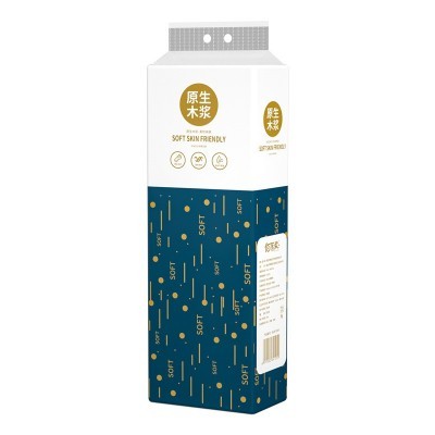 新人专享12卷原生木浆实心卷纸家用整箱实惠装批发厕纸卫生纸图4