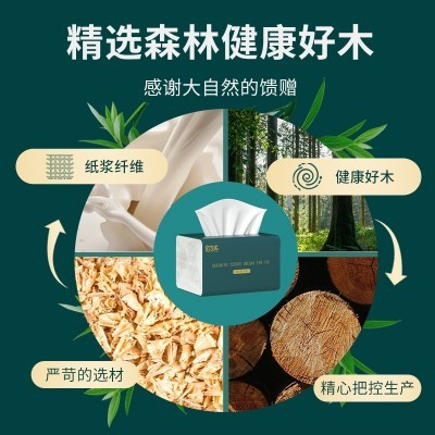 400张大包抽纸家用实惠装整箱擦手纸餐巾纸厕所卫生纸巾家用纸抽图4