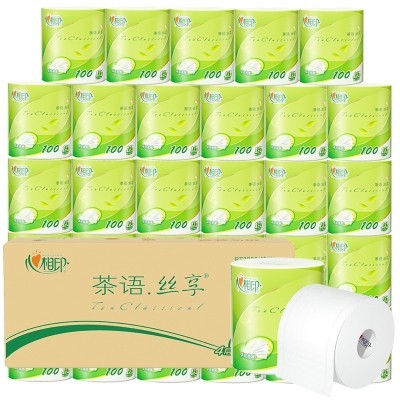 心相印卷纸家用纸巾卷筒纸酒店厕纸实惠卫生纸20卷整箱厂家直批图4