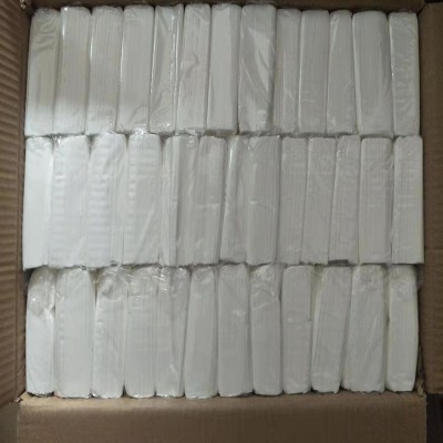 发原生木桨100抽方形小抽纸二层KTV抽纸饭店抽式餐巾纸商用抽纸图2